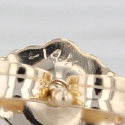 0.10ctw Diamond Stud Earrings 14k Yellow Gold Round Solitaire Studs