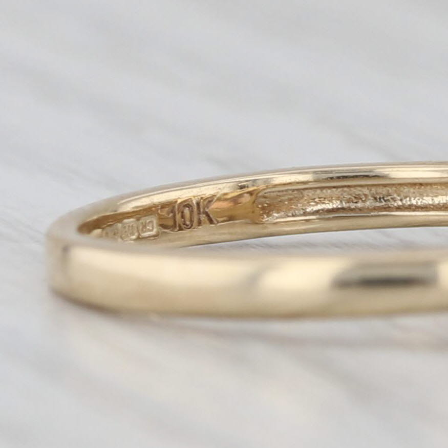 Rainbow 1.25ctw Andalusite Ring 10k Yellow Gold Size 5 Stackable