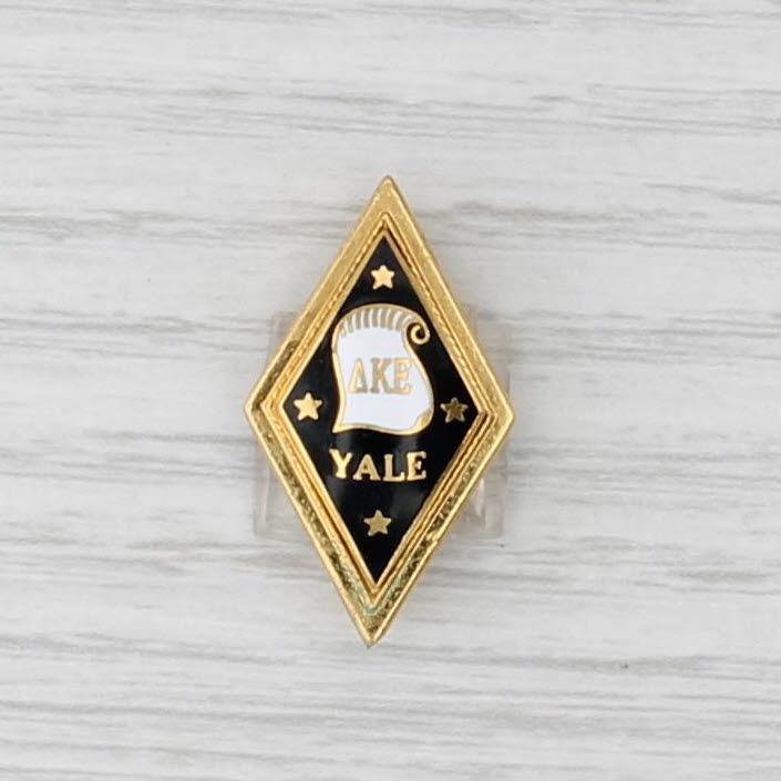 Vintage Delta Kappa Epsilon Badge Gold Filled DKE Deke Pin Greek Fraternity