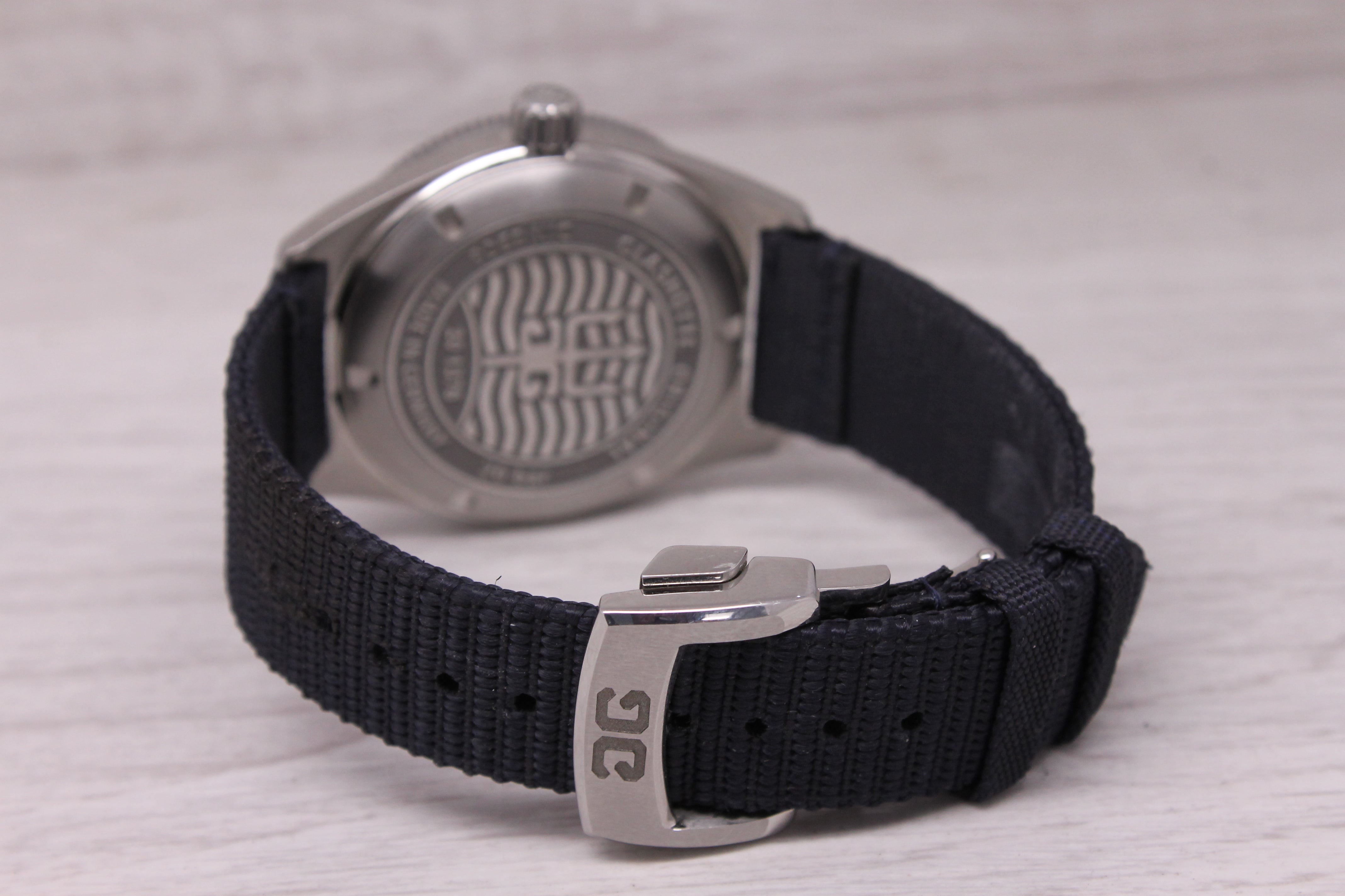 Glashutte SeaQ Blue Automatic Mens Divers Watch w/ Strap & Box 1-39-11-09-81-34