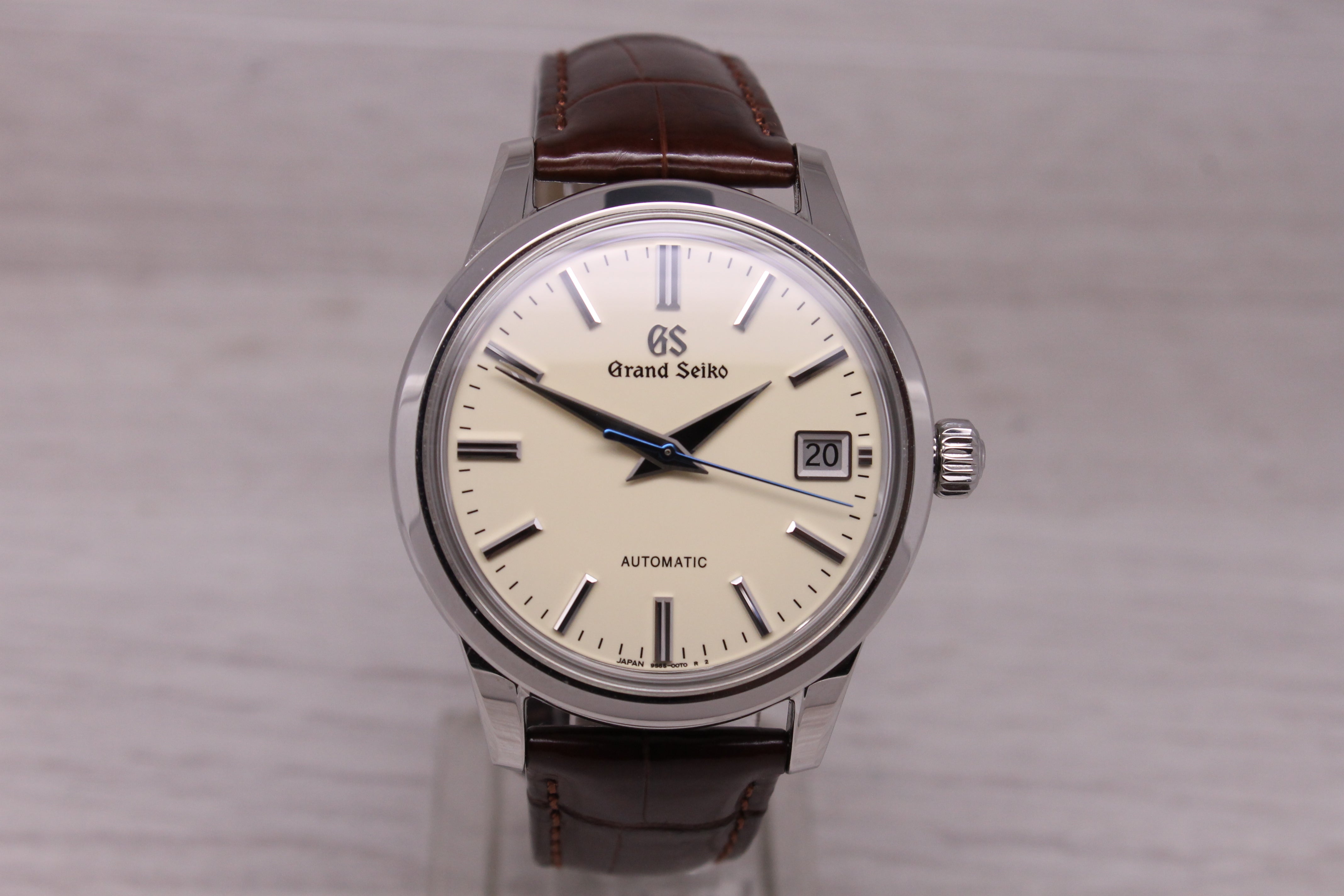 Grand Seiko Elegance SBGR261G Mens 39.5mm Steel Automatic Watch Box Strap Card