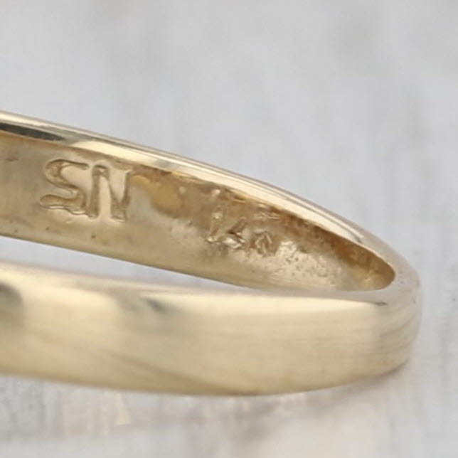 1.18ctw Marquise Diamond Engagement Ring 14k Yellow Gold Size 6.25