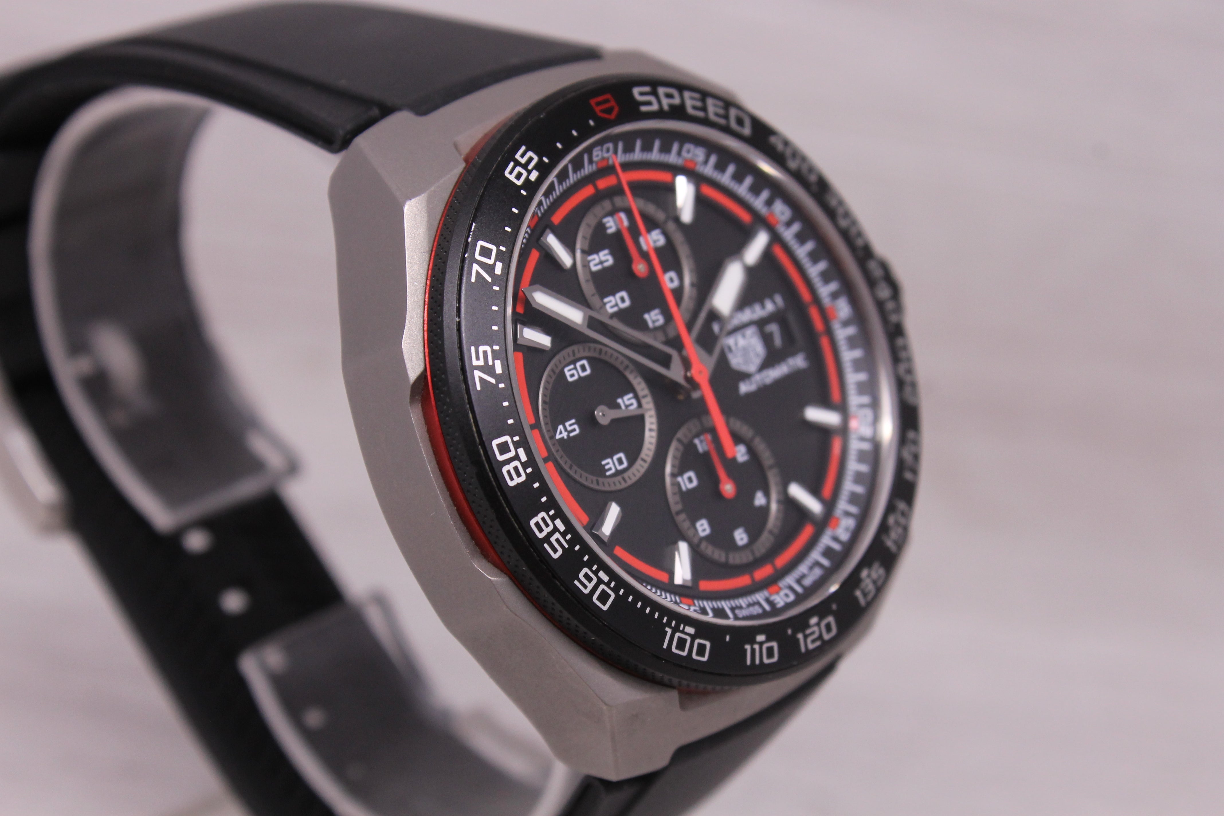 Tag Heuer Formula 1 Titanium 44mm Automatic Chronograph Watch Box Card CBZ2082