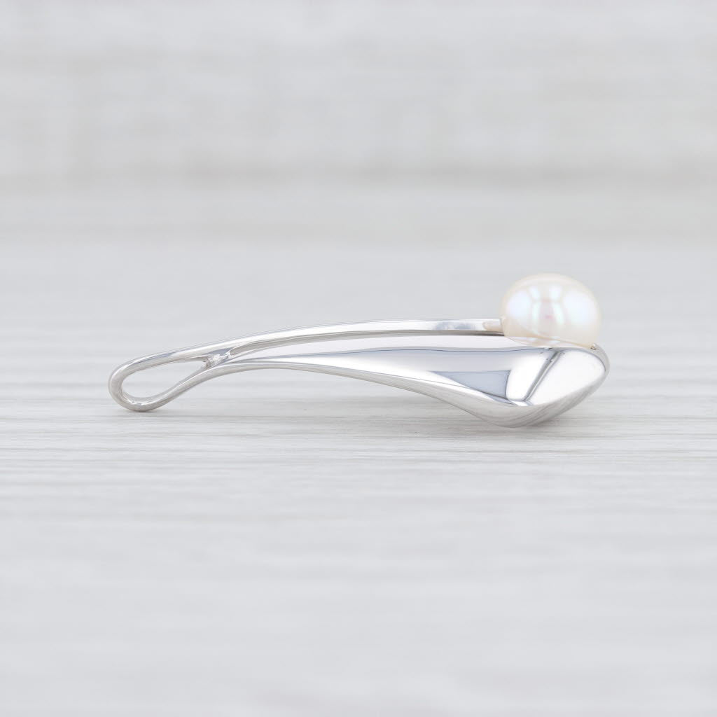 New Bastian Inverun Freshwater Pearl Drop Pendant Sterling Silver 24271