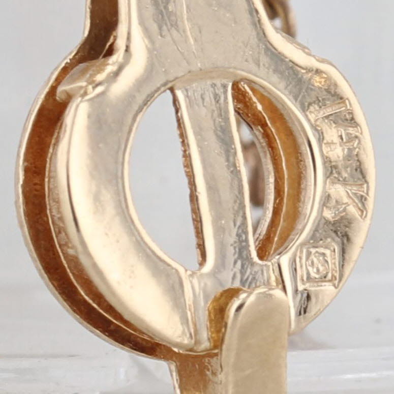 1ct Citrine Vintage Floral Bracelet 14k Yellow Gold 6.75" Oval Flower Links