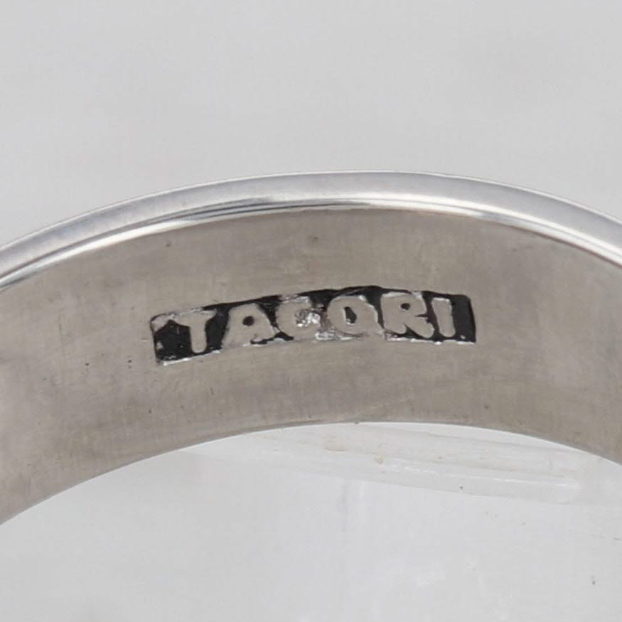 Gray Tacori Men's Wedding Ring Platinum Size 9 Band 5.8mm
