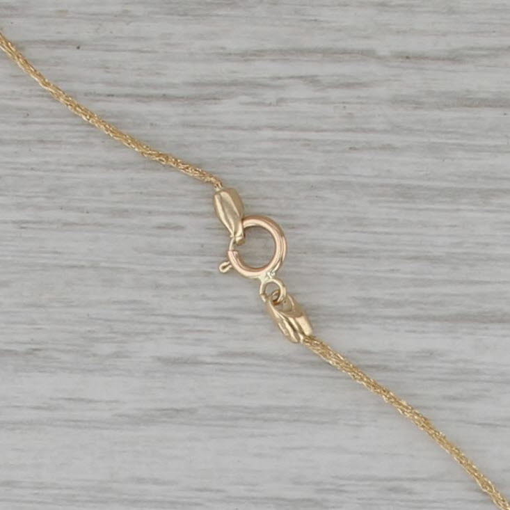 Multicolor Cubic Zirconia Station Mesh Chain Necklace 18" 14k Yellow Gold