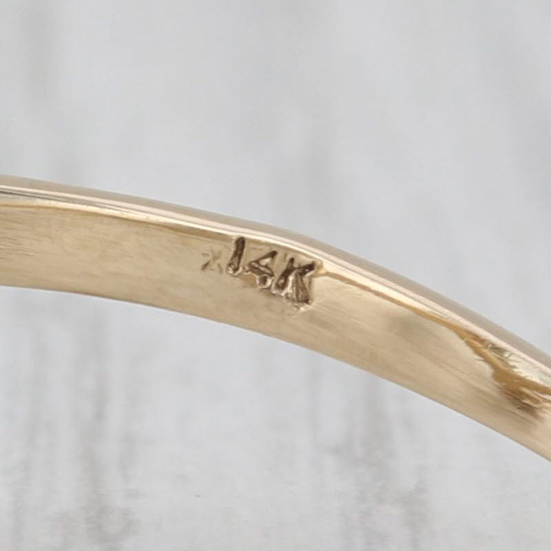 9.62ctw Pear Blue Topaz Diamond 14k Yellwo Gold Size 9.5 Cocktail