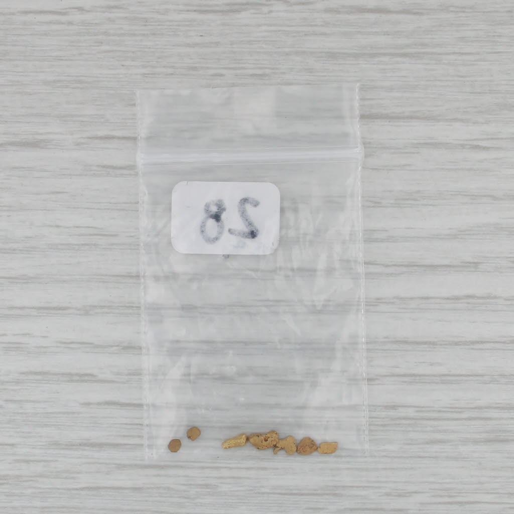 Natural Gold Nuggets 19k-20k Yellow Gold 7 Small Pieces