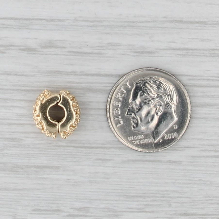Pandora Golden Flower Daisy Clip Bead Charm 14k Gold 750507 Retired