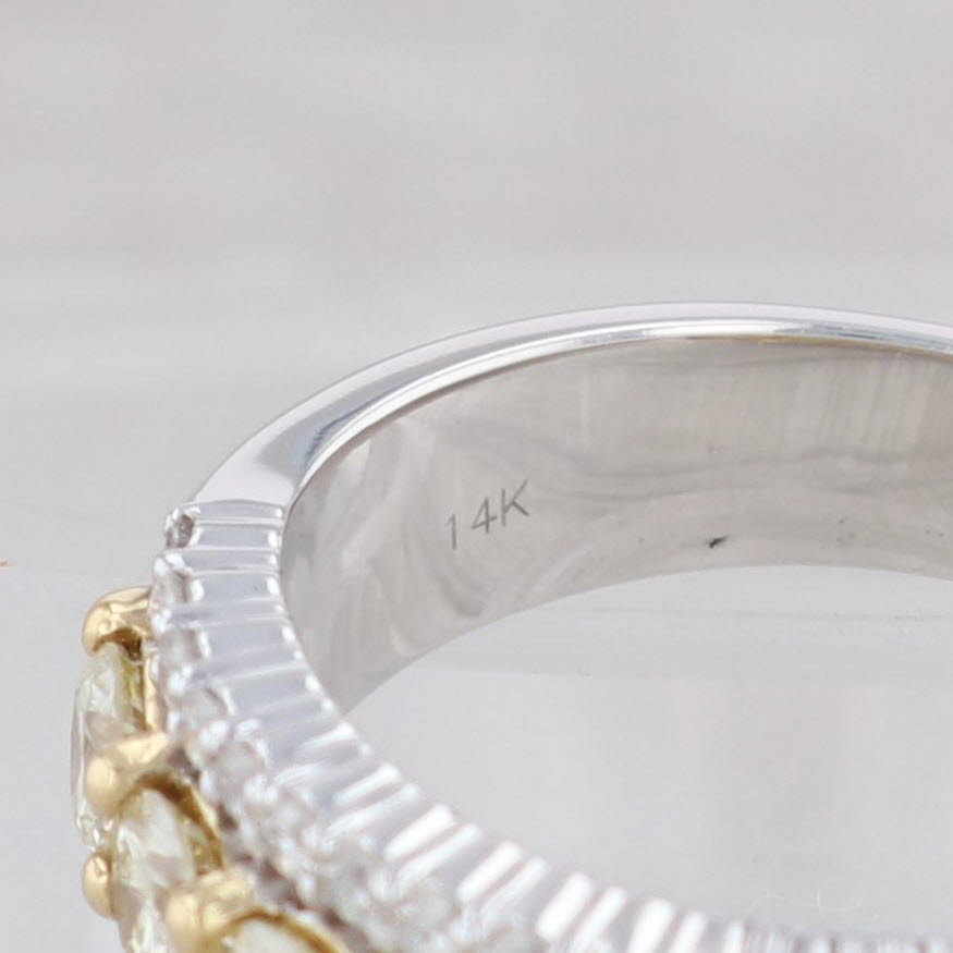 Light Gray New Allison Kaufman 1.64ctw Diamond Ring 14k Gold Sz 6.75 Stackable Anniversary