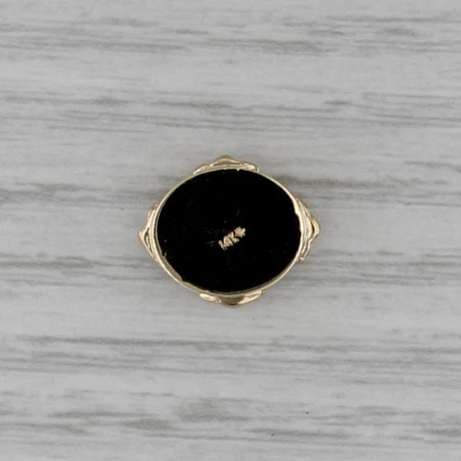 0.50ct Oval Garnet Solitaire Slide Bracelet Charm 14k Gold Richard Glatter