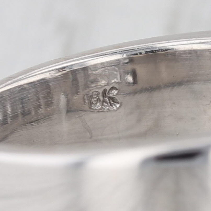 3.54ctw IGI Round Lab Grown Diamond Engagement Ring 18k White Gold Size 825-8.5