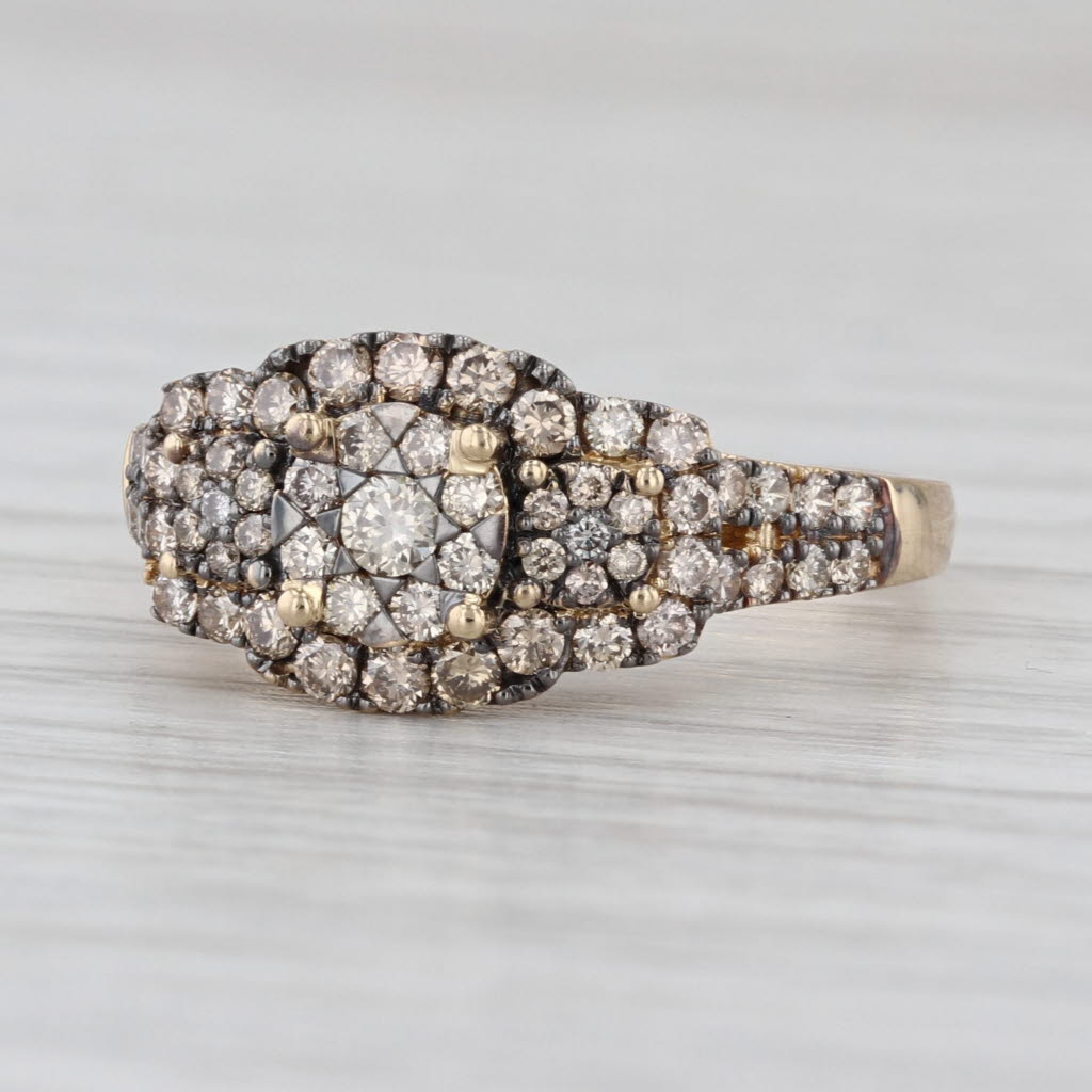 Le Vian 0.75ctw Champagne Diamond Engagement Ring 14k Yellow Gold Size 7