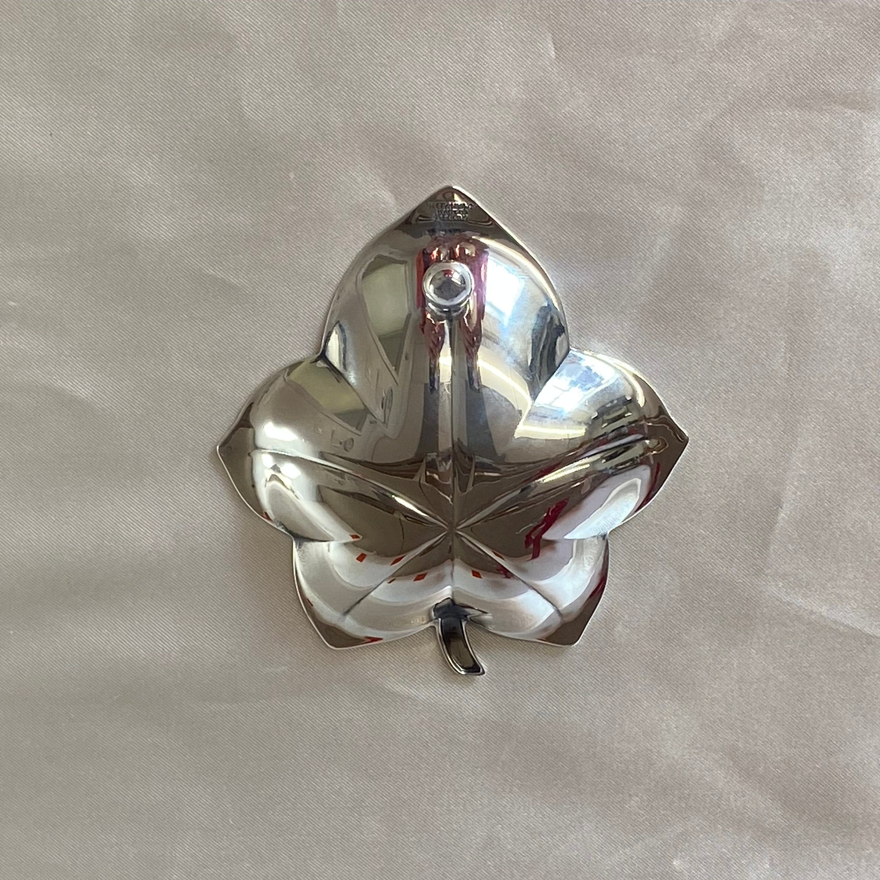 Tiffany & Co Leaf Nut Dish Sterling Silver Serving Trinket Bowl
