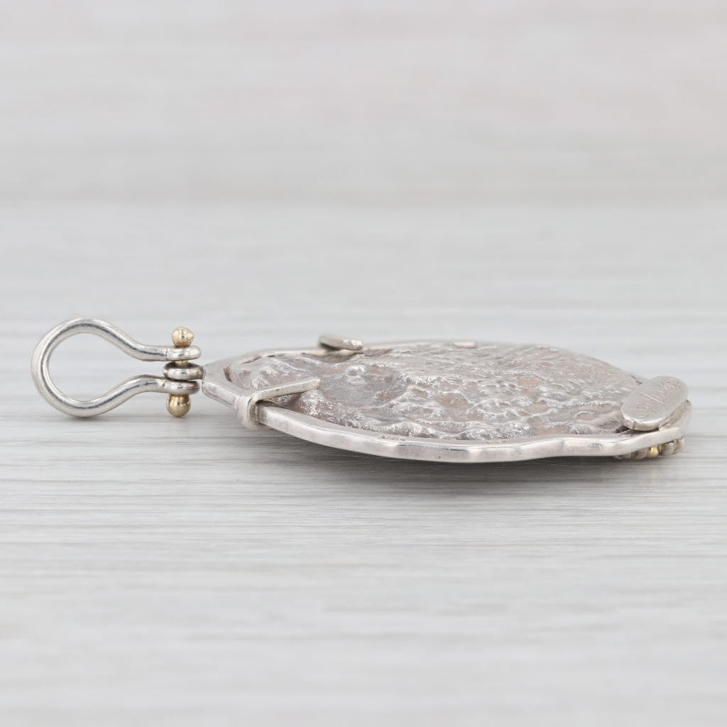 Light Gray Sao Jose Shipwreck Piece of 8 Coin Pendant Sterling Silver Treasure