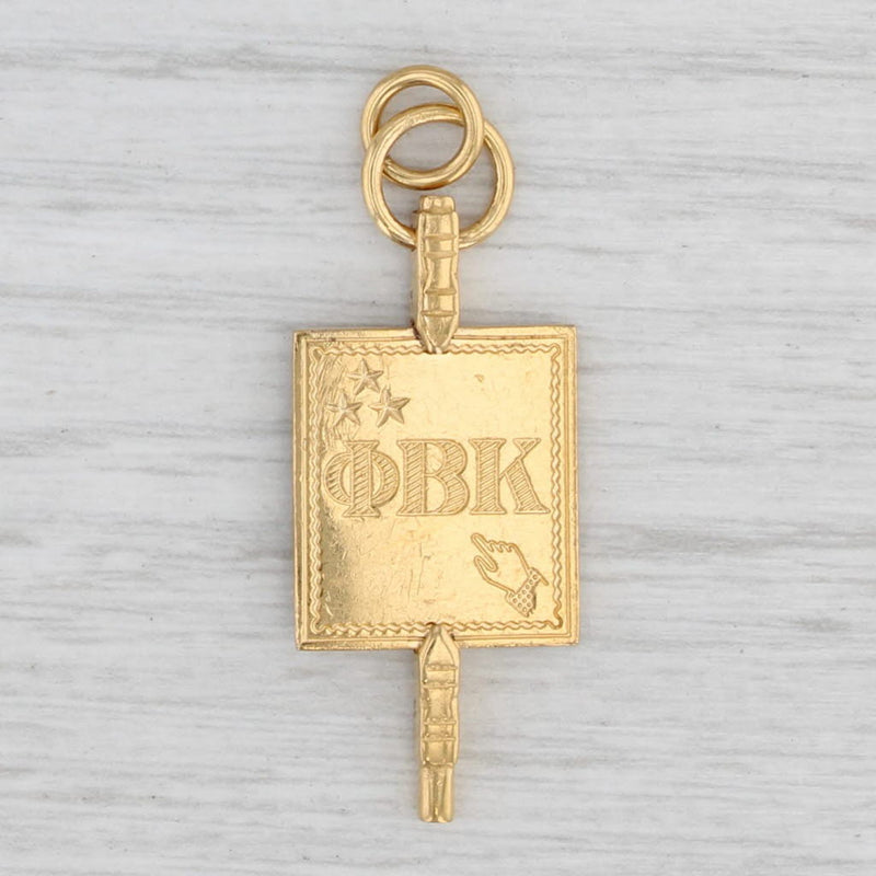 Phi Beta Kappa Honor Society Fraternity Key Fob Vintage