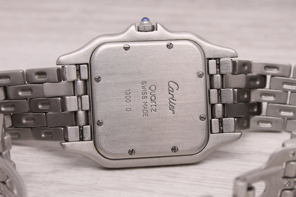 Cartier Panthere 29mm Stainless Steel Quartz Watch ref.1300 Swiss Made Roman
