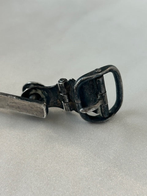 Gray Antique Single Boot Spur 900 Silver Western Cowboy Accessory 900 Moving Parts