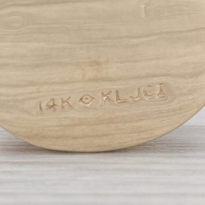 Richard Klein Diamond Slide Bracelet Spacer Charm 14k Yellow Gold Vintage KLJCI