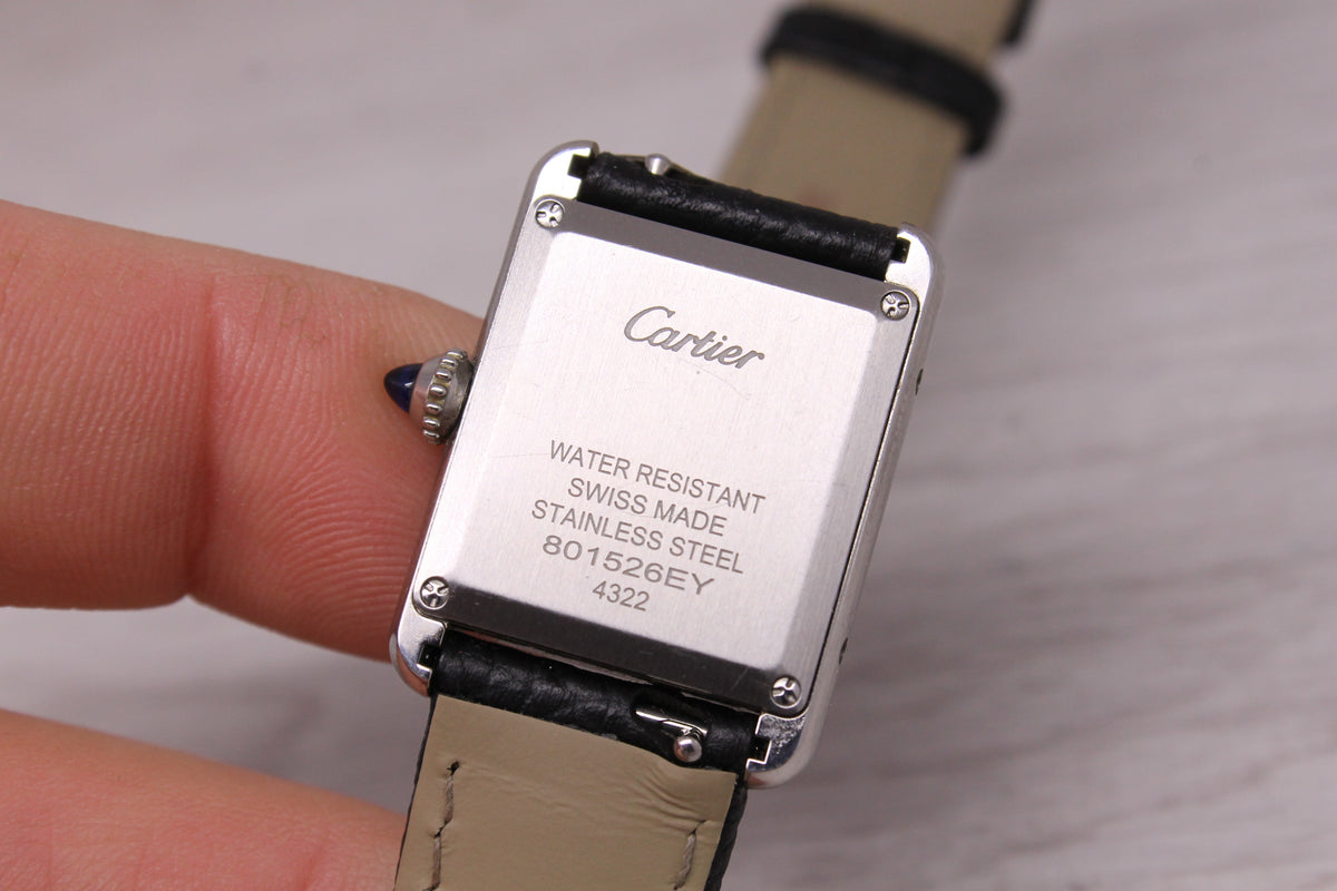 Cartier Tank Must Small 22mm Steel Quartz Watch WSTA0110 Box Card Strap 3/25