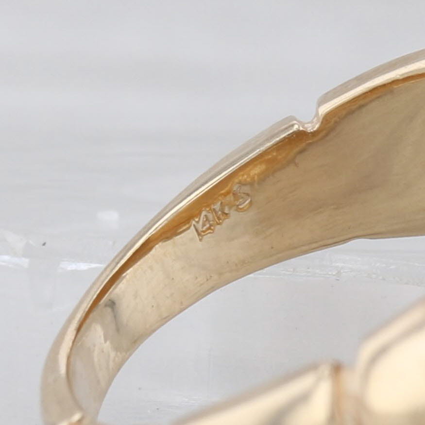 Light Gray 1998 1/10oz Gold American Eagle Coin Ring 14k 22k Yellow Gold Size 10.75
