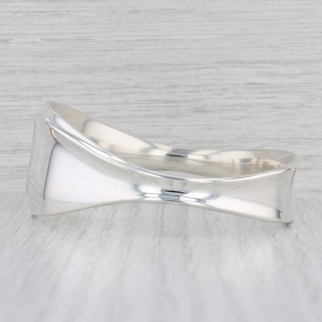 Light Gray David Anderson Bangle Bracelet Sterling Silver Bjorn Sigurd Ostern 8.25"