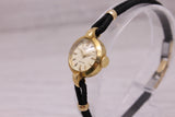 Vintage 1950s Rolex Ladies ref.8106 18k Gold Cocktail Watch ORIGINAL Waffle Dial