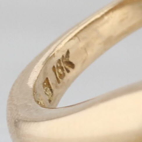 Light Gray 1.80ct Oval Citrine Solitaire Ring 18k Yellow Gold Size 7.5
