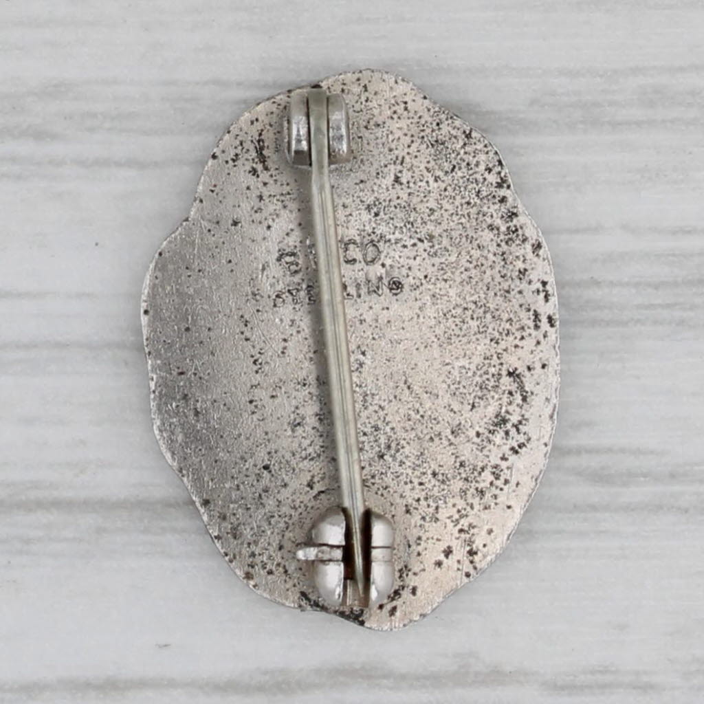 Gray Classified Municipal Employees Association 15 Year Service Pin Sterling Silver