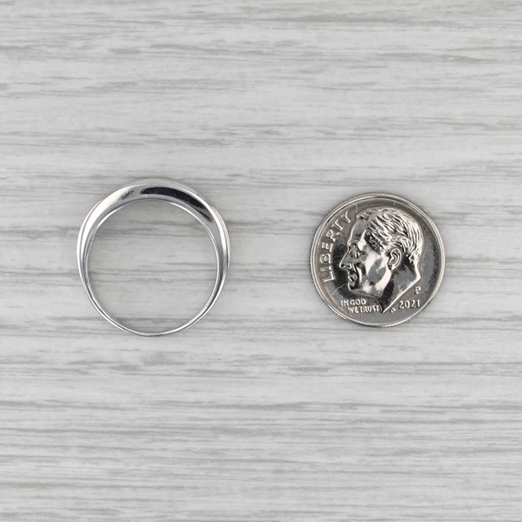 0.44ctw Diamonds 14k White Gold Size 6.5 Anniversary Wedding Band
