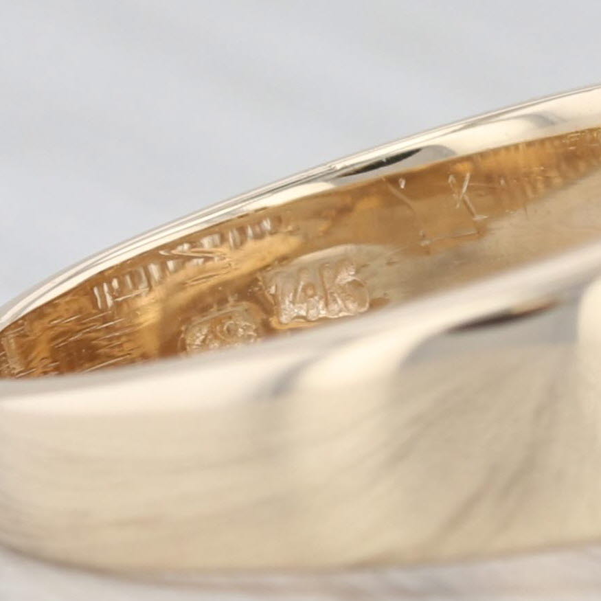 Light Gray 0.75ctw Diamond Ring 14k Yellow Gold Size 7.25