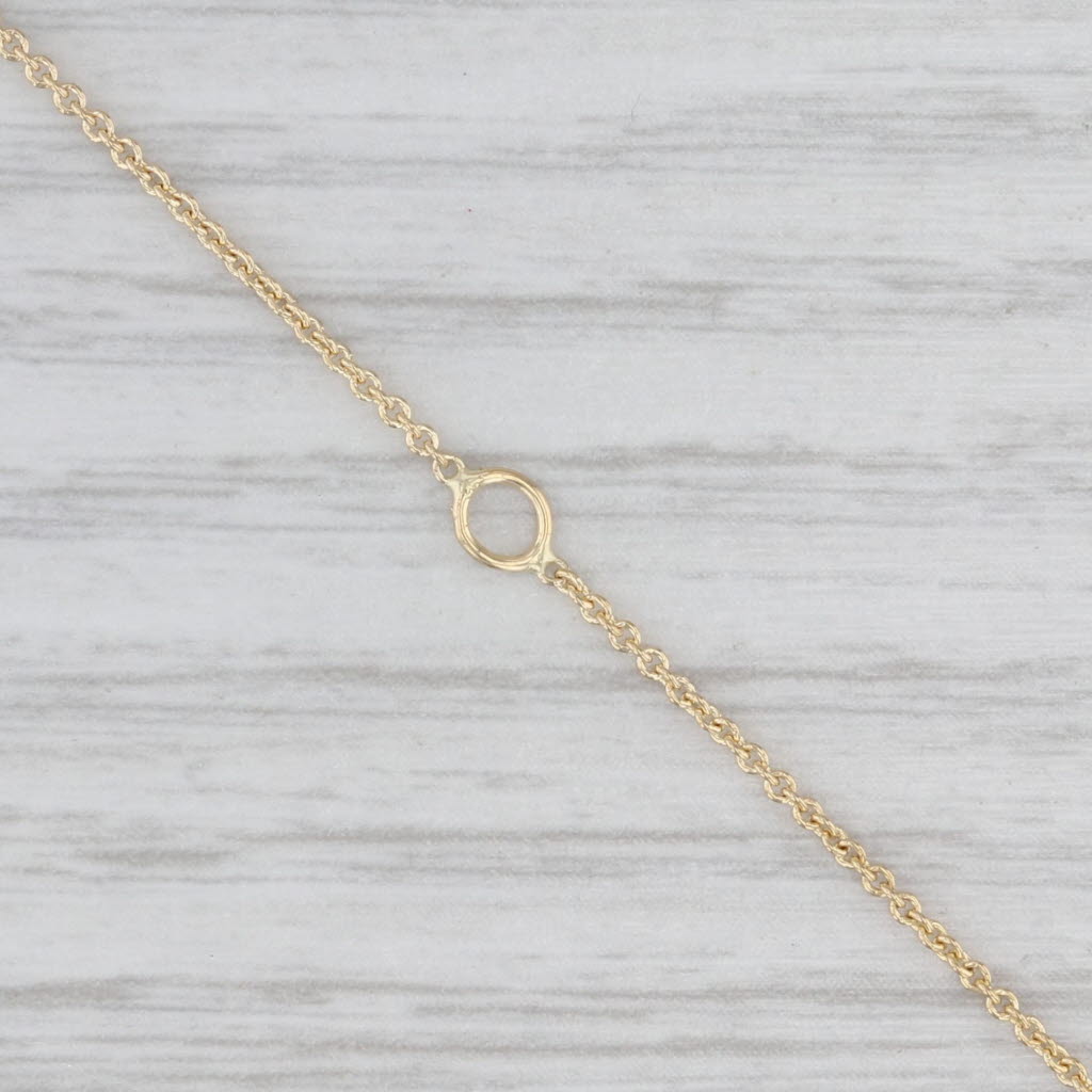 Light Gray New 0.24ctw Diamond Cross Pendant Necklace 14k Yellow Gold 16-18" Cable Chain