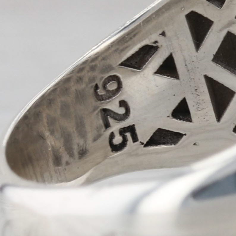 Yggdrasil Viking Tree Norse Tree of Life Ring Sterling Silver Size 7.5 Statement