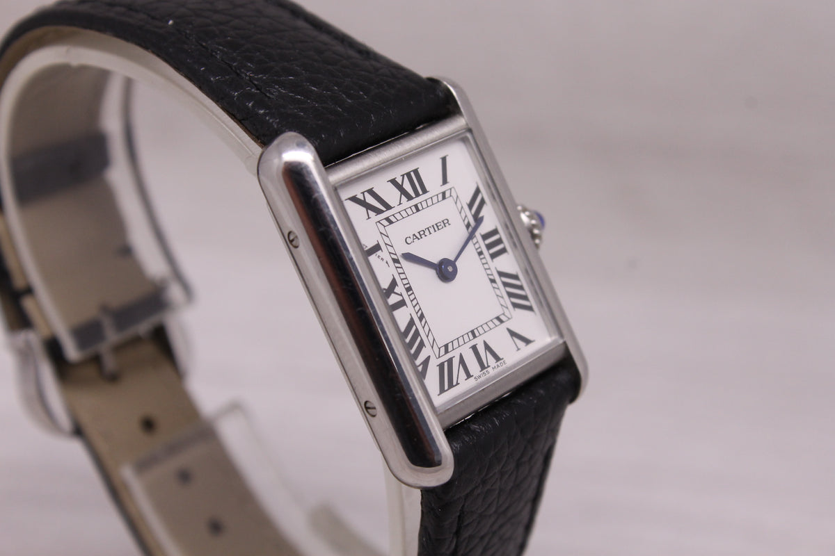 Cartier Tank Must Small 22mm Steel Quartz Watch WSTA0110 Box Card Strap 3/25
