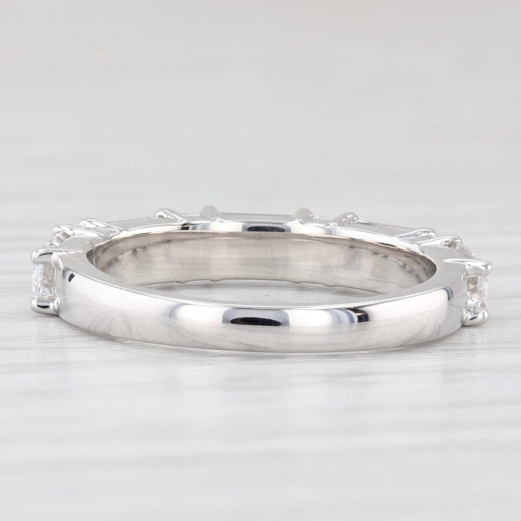 Light Gray New 1.94ctw Lab Grown Diamond Wedding Band 14k White Gold S 6.5 Stackable Ring
