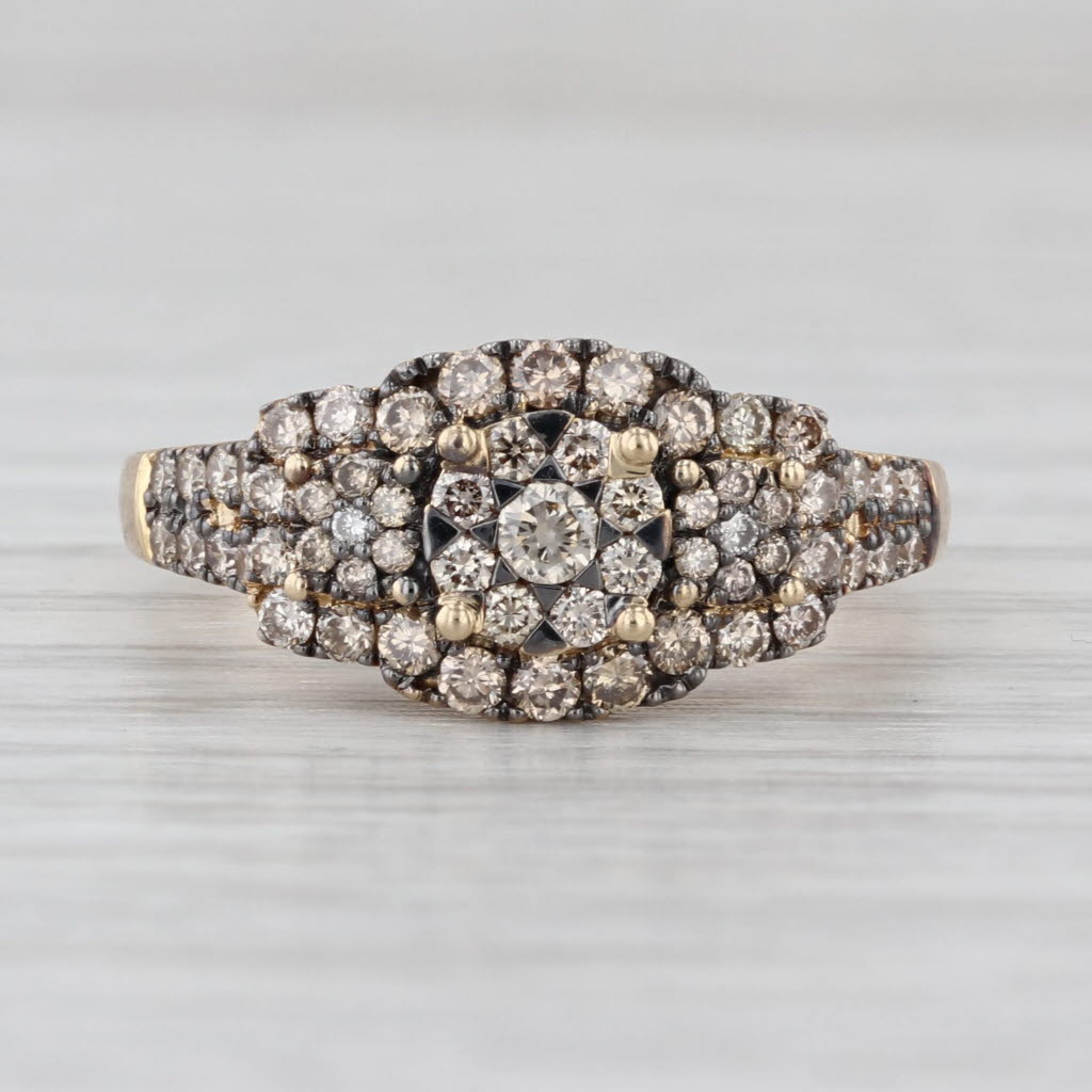 Le Vian 0.75ctw Champagne Diamond Engagement Ring 14k Yellow Gold Size 7