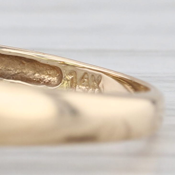 2.30ctw Peridot 3 Stone Ring 14k Yellow Gold Size 7