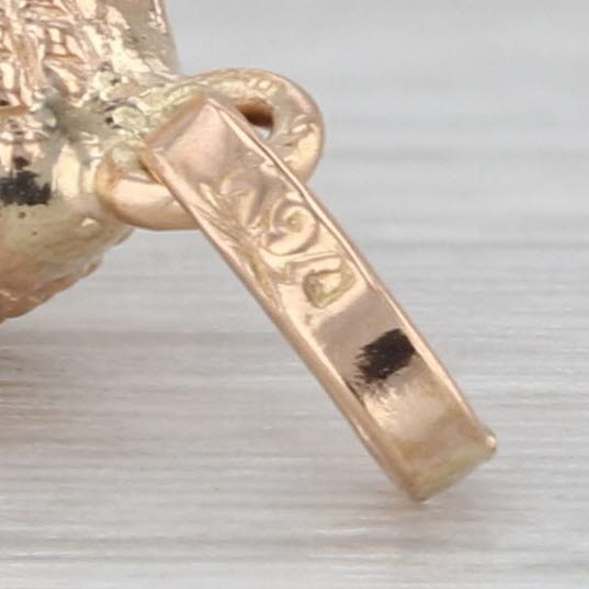 Acorn Charm 18k Yellow Gold Pendant