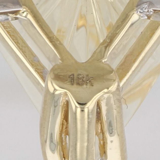 0.24ctw Diamond Cocktail Ring 18k Gold Palladium Size 5.25