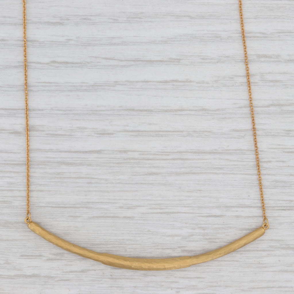 Light Gray New Marika Desert 0.14ctw Diamond Bar Necklace 14k Yellow Gold Adjustable