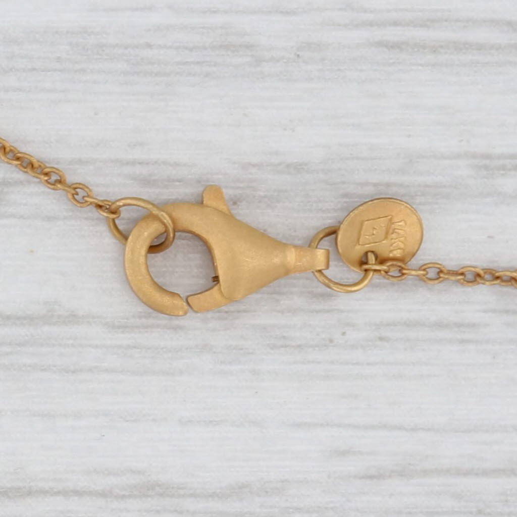 Light Gray New Marika Desert 0.14ctw Diamond Bar Necklace 14k Yellow Gold Adjustable