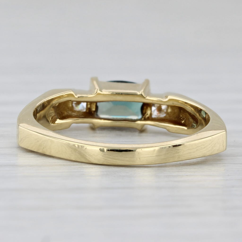 Light Gray 0.48ctw Alexandrite Diamond Ring 18k Yellow Gold Size 7 Stackable