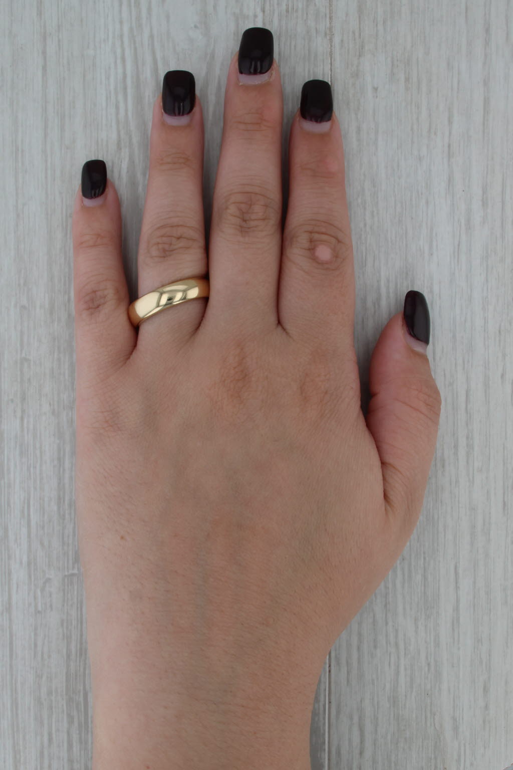 Tiffany & Co Forever 6mm Wedding Band 18k Yellow Gold Size 10.5 Men's Ring