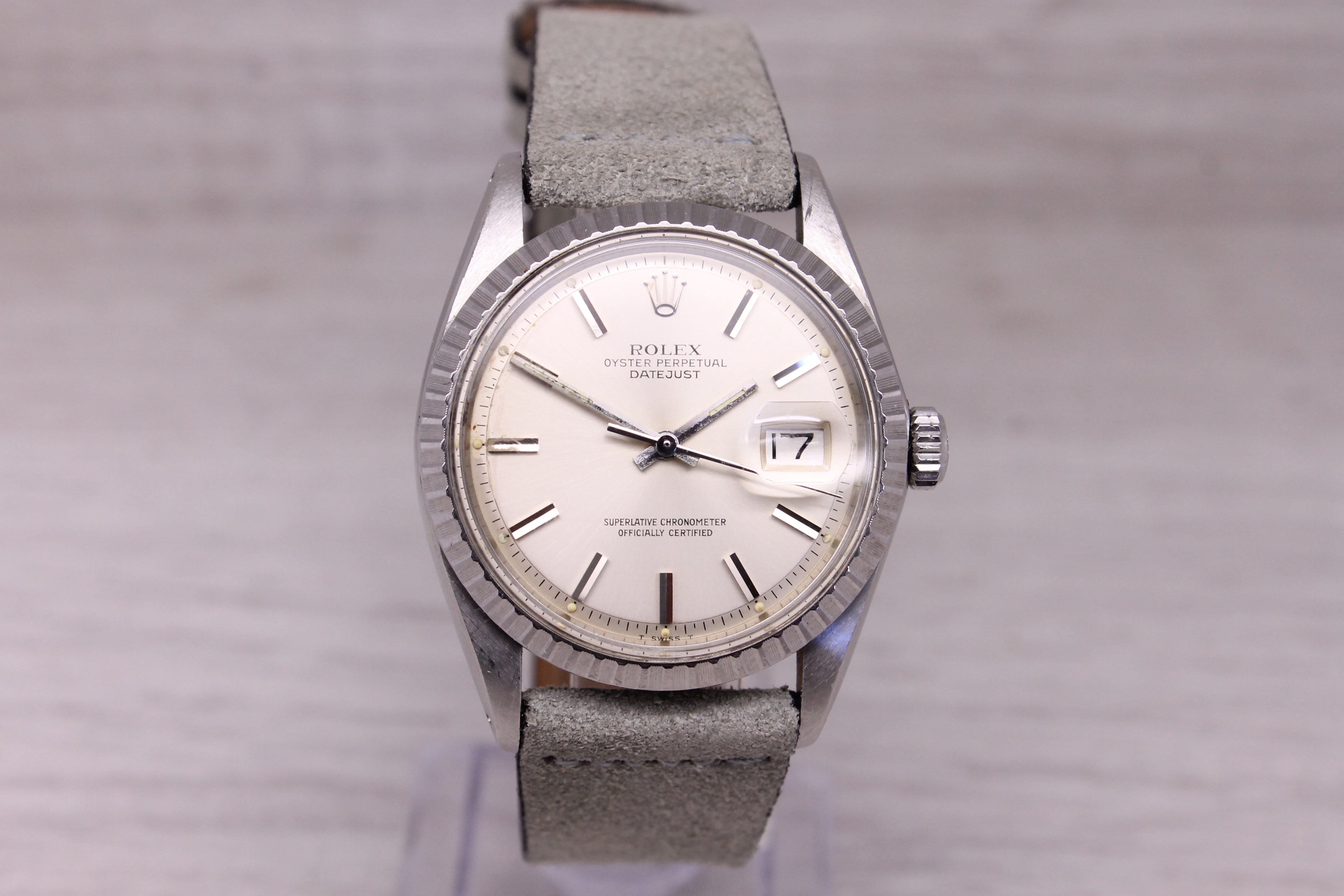 Vintage 1978 Rolex Datejust 1603 36mm Steel Automatic Mens Original Dial