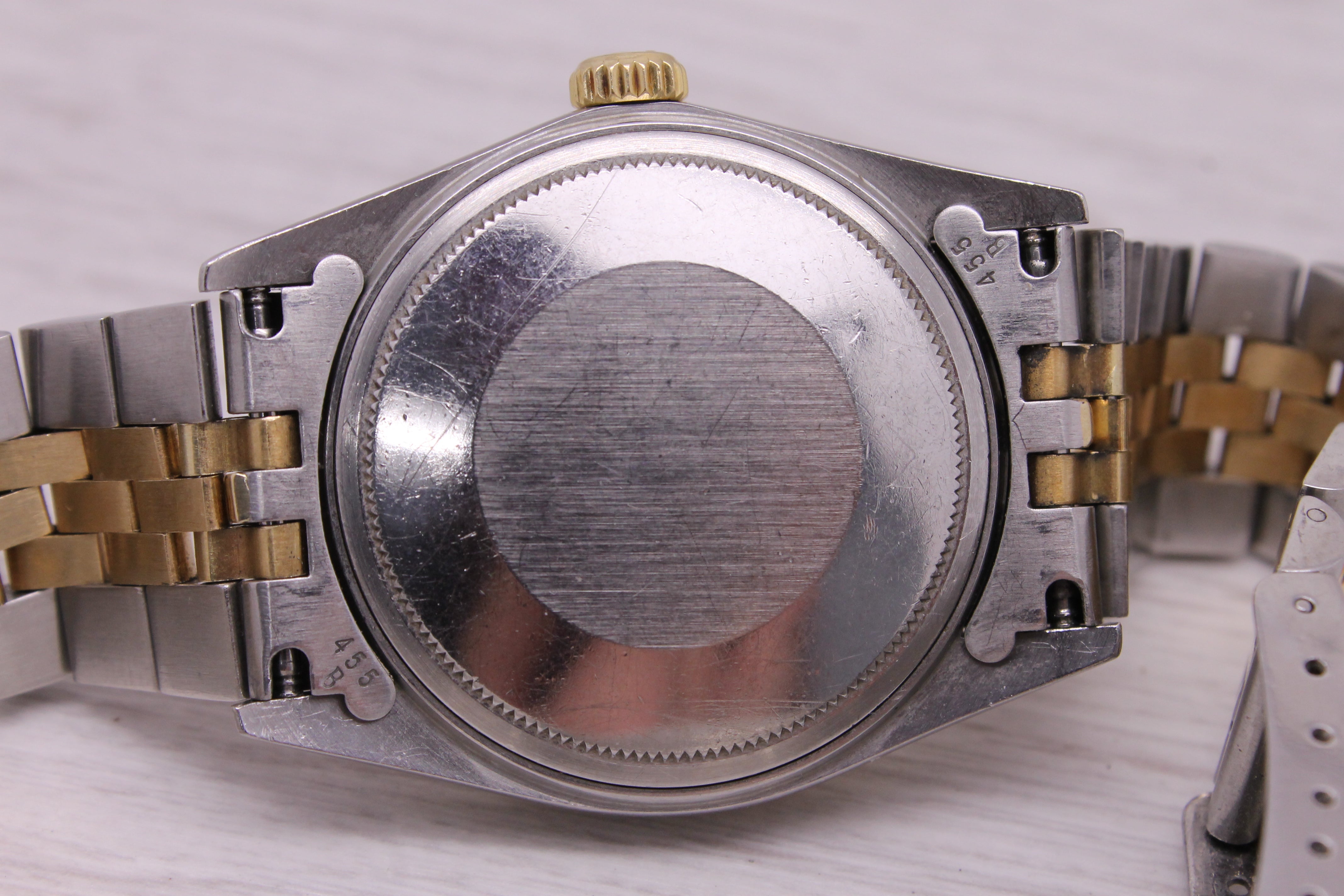 Vintage 1987 Rolex Datejust 16013 Two Tone Mens 36mm Automatic Watch w/Jubilee