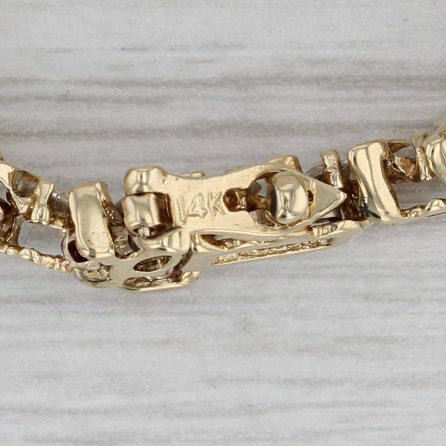 Gray 2.50ctw Diamond Tennis Bracelet 14k Yellow Gold 7.25" 5mm