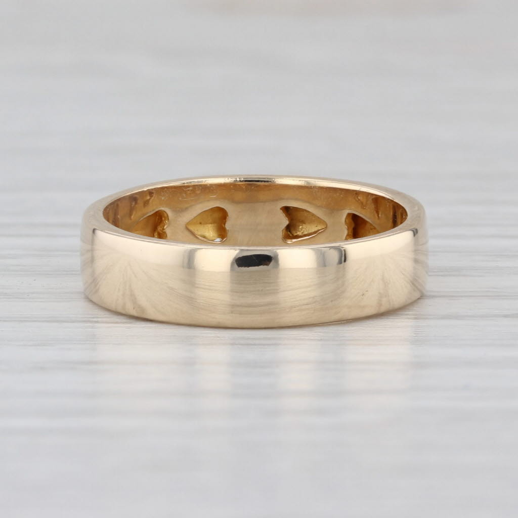 Landstroms Black Hills Gold Leaf Ring 10k Gold Stackable Band Size 6.5