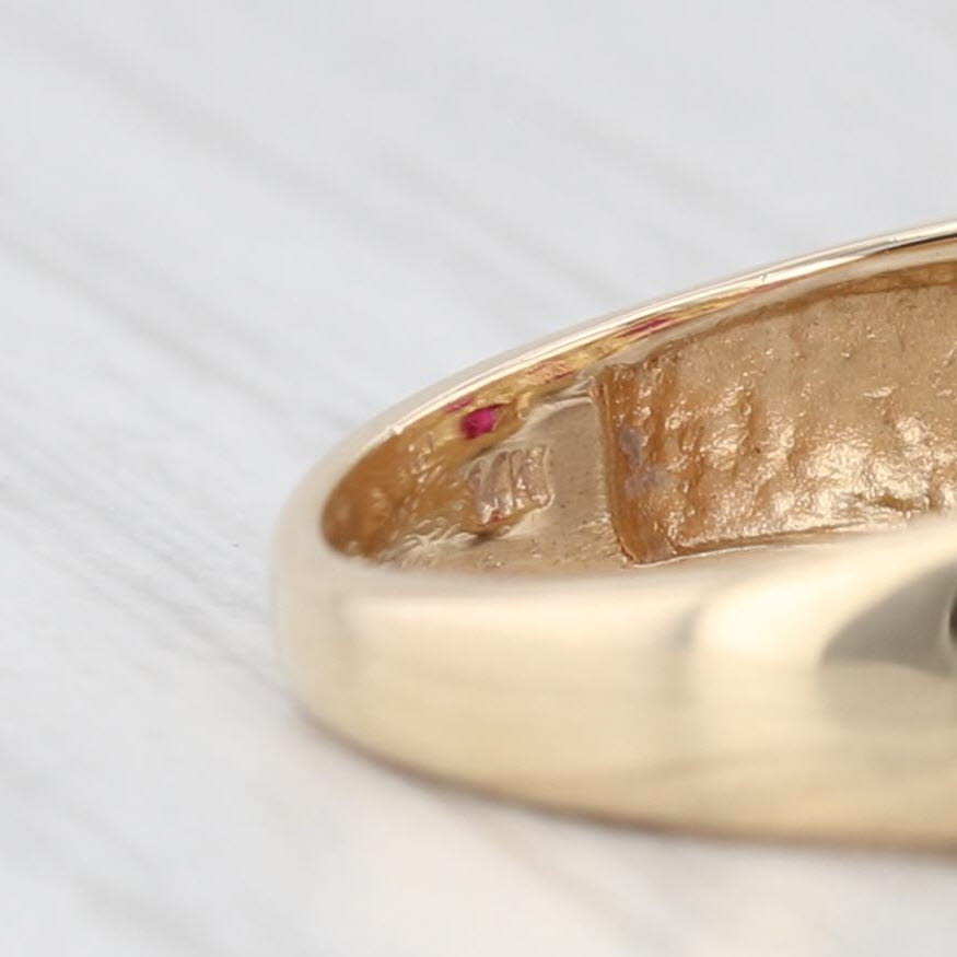 Light Gray 1.50ctw Ruby Diamond Ring 14k Yellow Gold Size 6.25