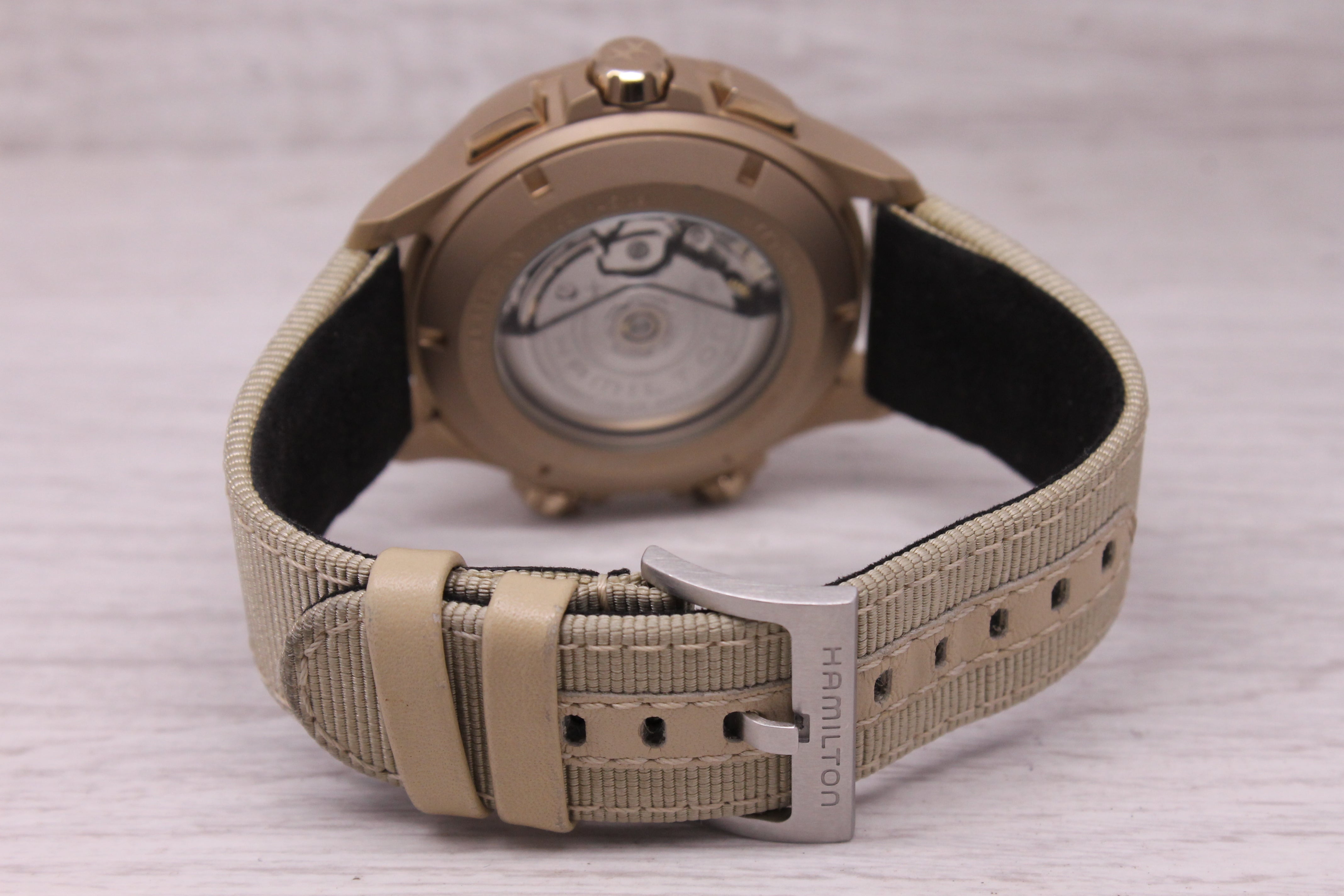 Hamilton Khaki X-Wind 46mm Steel Automatic Chrono Watch Swiss Day Date H77916920